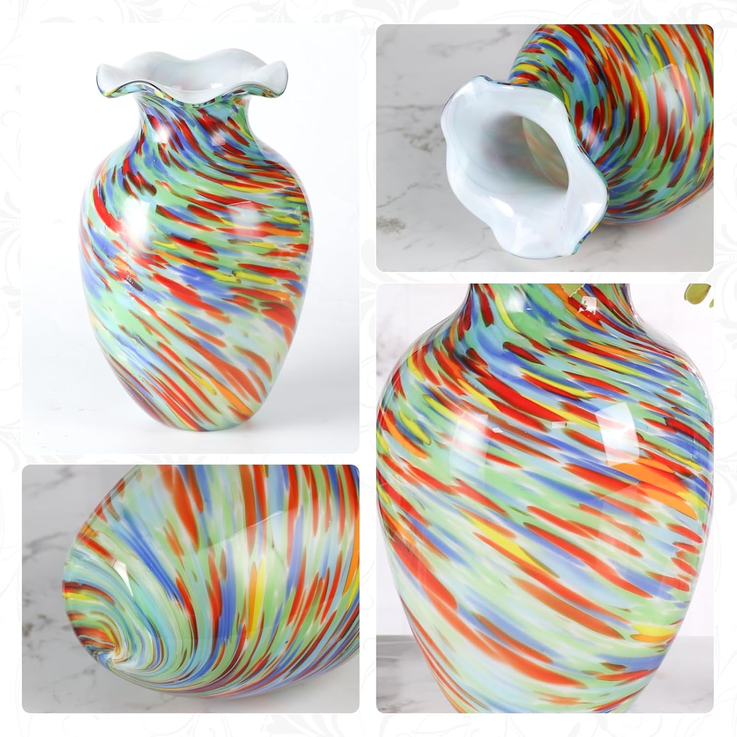 KAMMAK 8HPFH02068 glass vase detail image 3 in product description