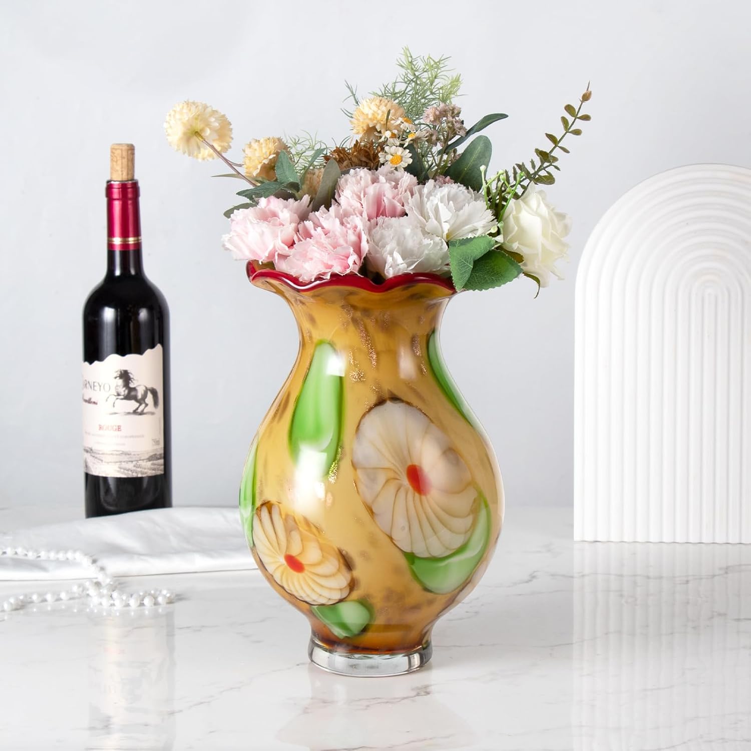KAMMAK 8HPFH02119 glass vase detail image 1 in product description
