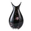 KAMMAK Colored Glass Vase, Beautiful Hand Blown Decorative Vase, Modern Art Vase for Flower Mantle Dining Table Centerpiece, Entryway Living Room Wedding Decoration (JG2123) KAMMAK 8HPJG02123 glass vase front view for product display