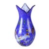 KAMMAK Colored Glass Vase, Beautiful Hand Blown Decorative Vase, Modern Art Vase for Flower Mantle Dining Table Centerpiece, Entryway Living Room Wedding Decoration (JG2125) KAMMAK 8HPJG02125 glass vase front view for product display