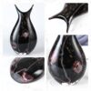 KAMMAK Colored Glass Vase, Beautiful Hand Blown Decorative Vase, Modern Art Vase for Flower Mantle Dining Table Centerpiece, Entryway Living Room Wedding Decoration (JG2123) KAMMAK 8HPJG02123 glass vase shape and proportion detail image 3