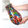 KAMMAK 8HPJG02141 glass vase side angle view showing silhouette