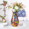 KAMMAK 8HPJG02141 glass vase styled on dining table image 5