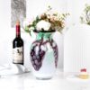 KAMMAK 8HPJG02148 glass vase side angle view showing silhouette