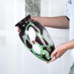 KAMMAK Colored Glass Vase, Beautiful Hand Blown Decorative Vase, Modern Art Vase for Flower Mantle Dining Table Centerpiece, Entryway Living Room Wedding Decoration (JG2150)