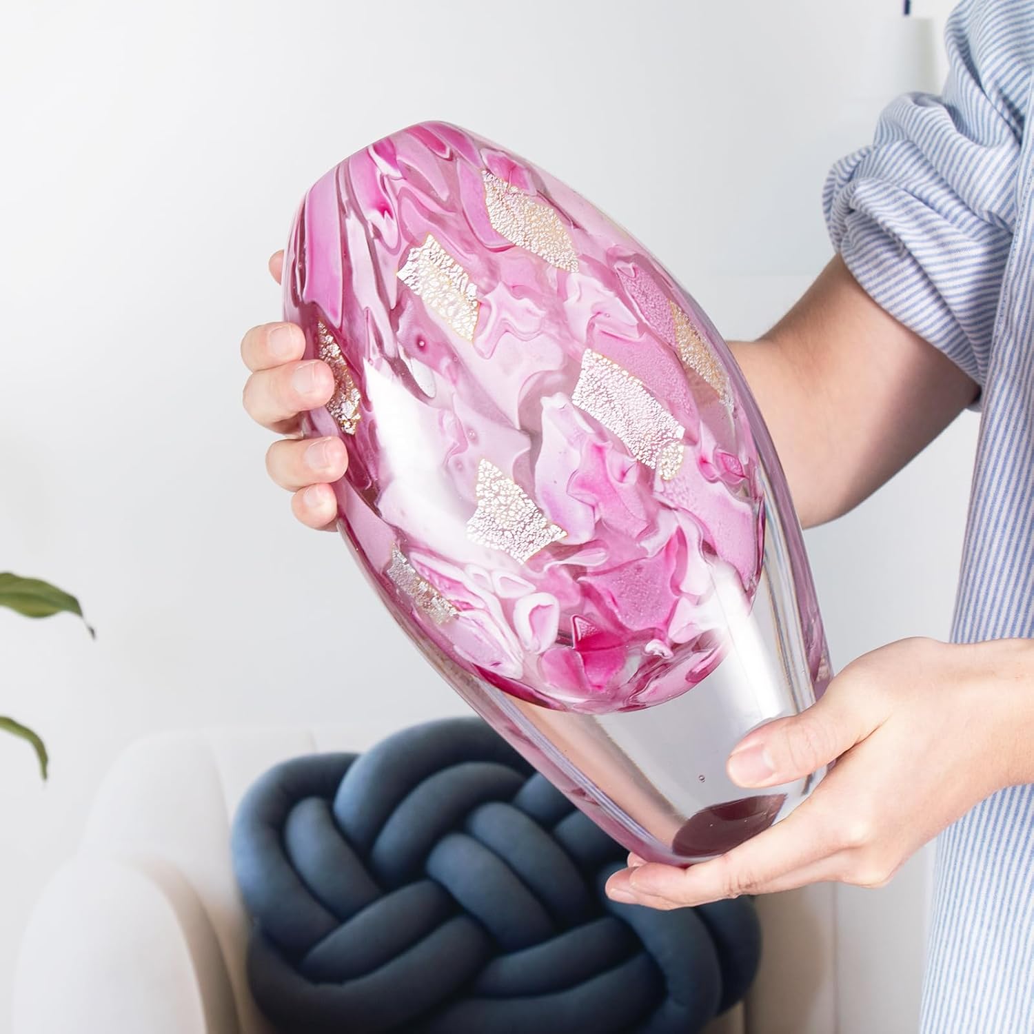KAMMAK 8HPFH02143 glass vase detail image 4 in product description