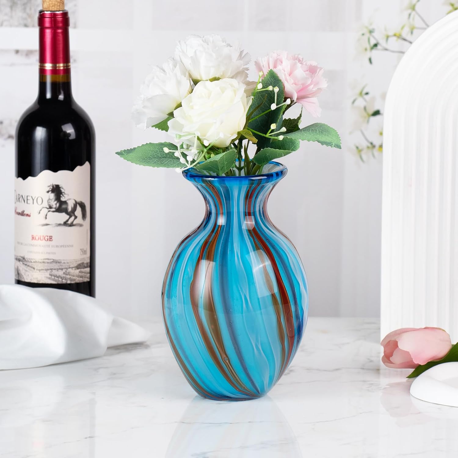 KAMMAK 8HPJG02013 glass vase detail image 1 in product description