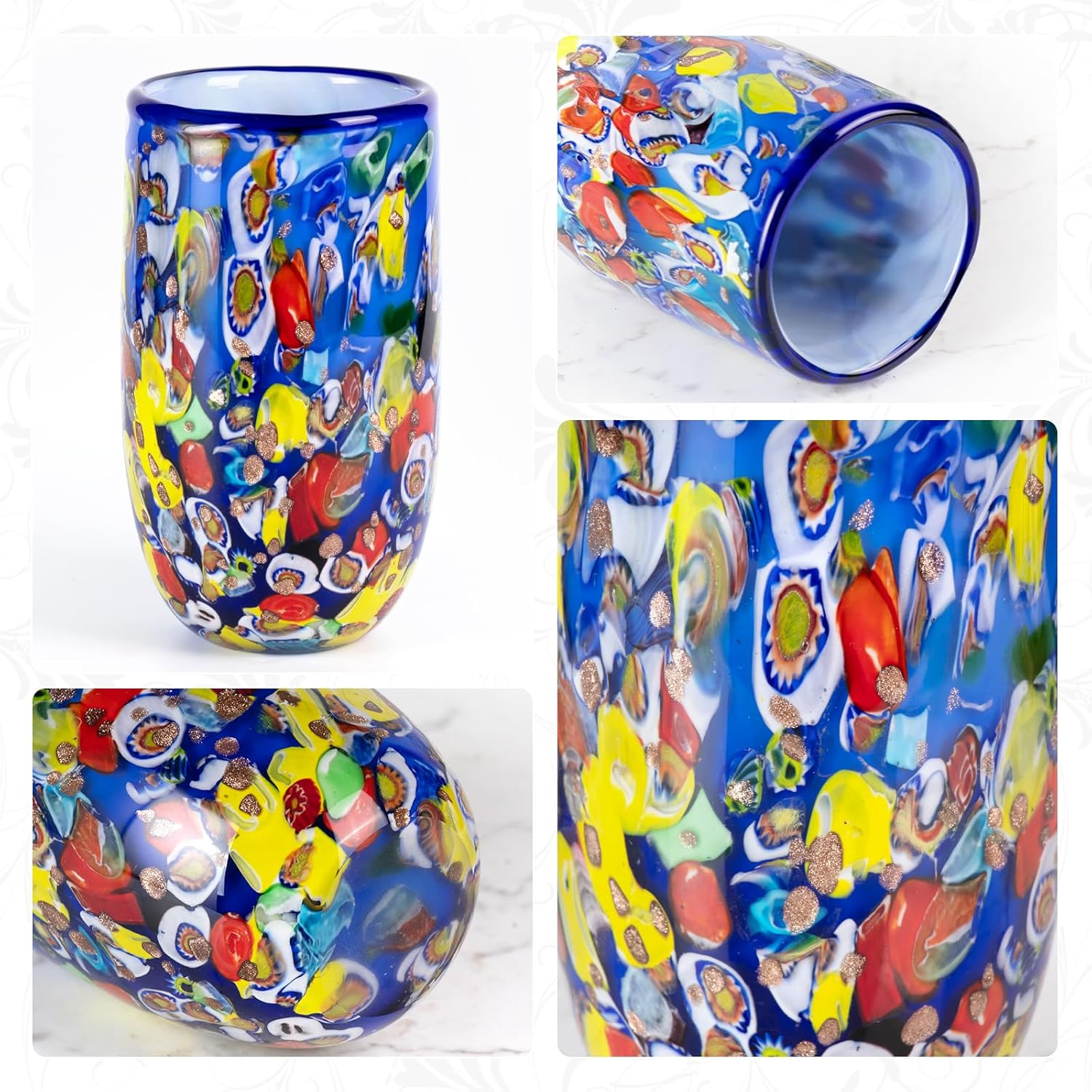KAMMAK 8HPJG02058 glass vase detail image 2 in product description