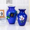KAMMAK 8HPJG02062 glass vase styled on dining table image 5