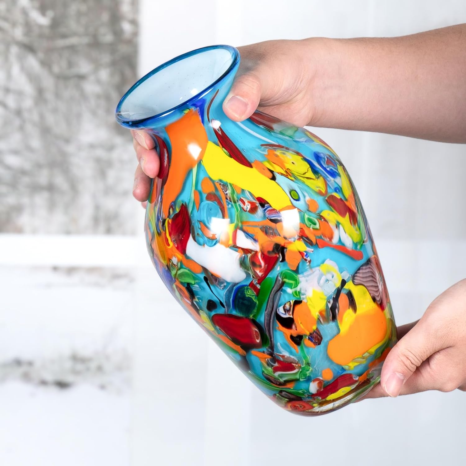 KAMMAK 8HPJG02064 glass vase detail image 1 in product description