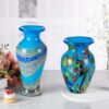KAMMAK 8HPJG02064 glass vase scale and proportion view image 6