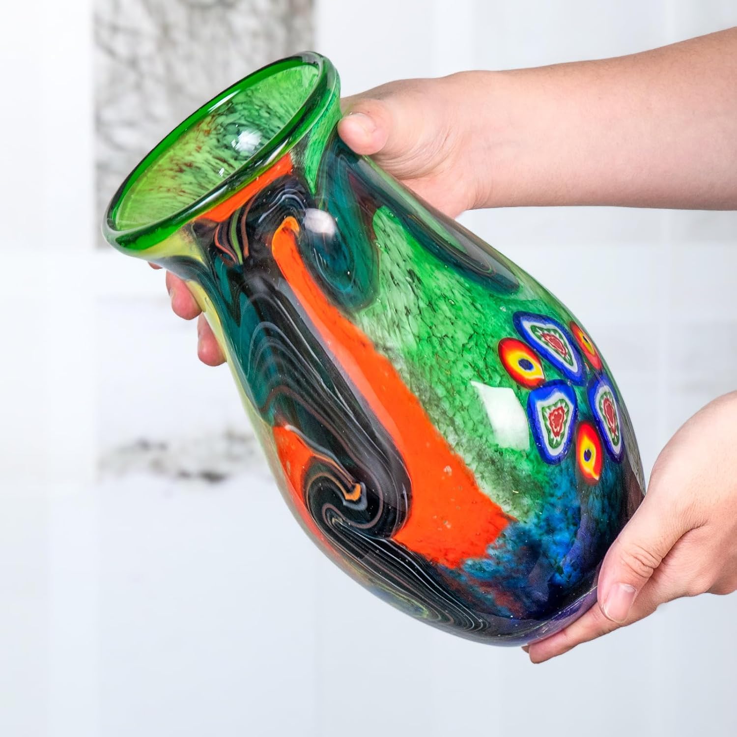 KAMMAK 8HPJG02081 glass vase detail image 1 in product description