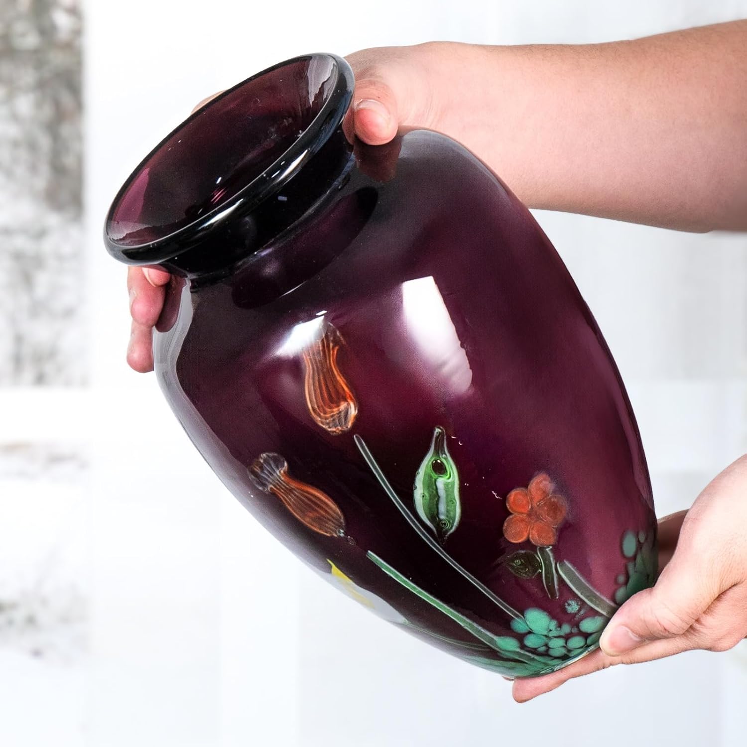 KAMMAK 8HPJG02100 glass vase detail image 1 in product description
