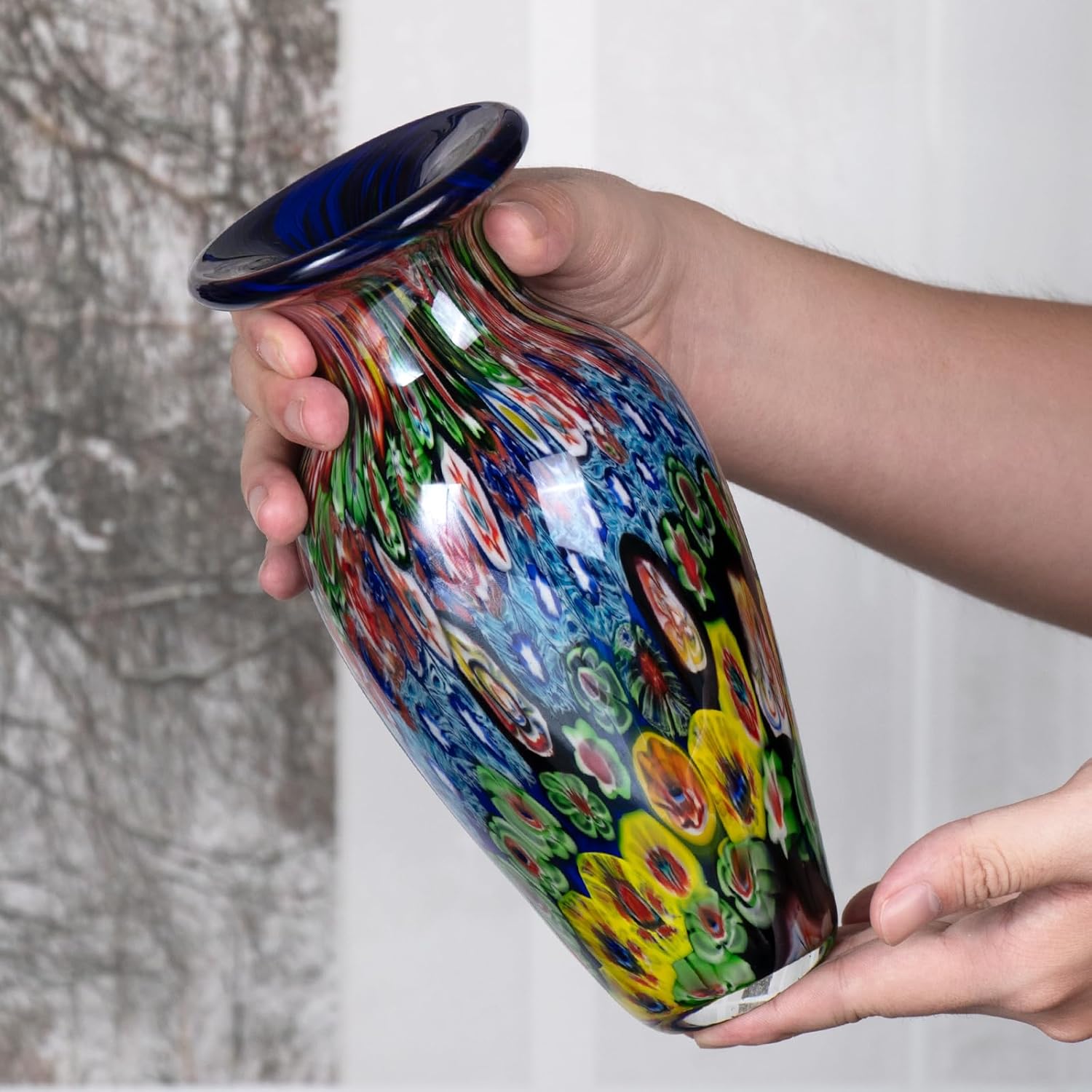 KAMMAK 8HPJG02155 glass vase detail image 4 in product description