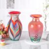 KAMMAK 8HPJG02159 glass vase styled on dining table image 5