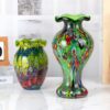 KAMMAK 8HPJG02131 glass vase styled on dining table image 5
