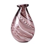 KAMMAK Colored Glass Vase, Beautiful Hand Blown Decorative Vase, Modern Art Vase for Flower Mantle Dining Table Centerpiece, Entryway Living Room Wedding Decoration (JG2102) KAMMAK 8HPJG02102 glass vase front view for product display