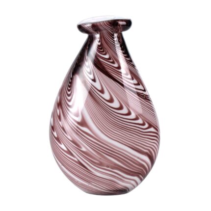 KAMMAK Colored Glass Vase, Beautiful Hand Blown Decorative Vase, Modern Art Vase for Flower Mantle Dining Table Centerpiece, Entryway Living Room Wedding Decoration (JG2102)