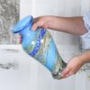 KAMMAK Colored Glass Vase, Beautiful Hand Blown Decorative Vase, Modern Art Vase for Flower Mantle Dining Table Centerpiece, Entryway Living Room Wedding Decoration (JG2043) KAMMAK 8HPJG02043 glass vase styled on dining table image 5
