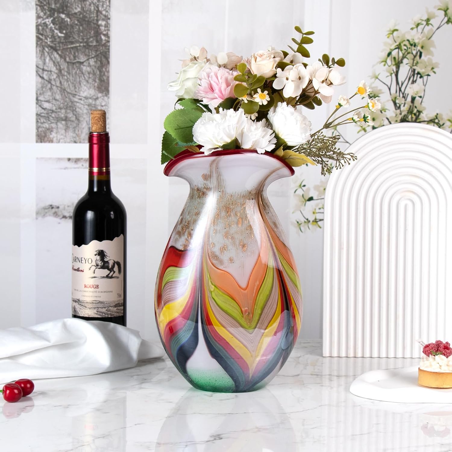 KAMMAK 8HPJG02048 glass vase detail image 1 in product description