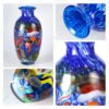 KAMMAK Colored Glass Vase, Beautiful Hand Blown Decorative Vase, Modern Art Vase for Flower Mantle Dining Table Centerpiece, Entryway Living Room Wedding Decoration (JG2041) KAMMAK 8HPJG02041 glass vase shape and proportion detail image 3