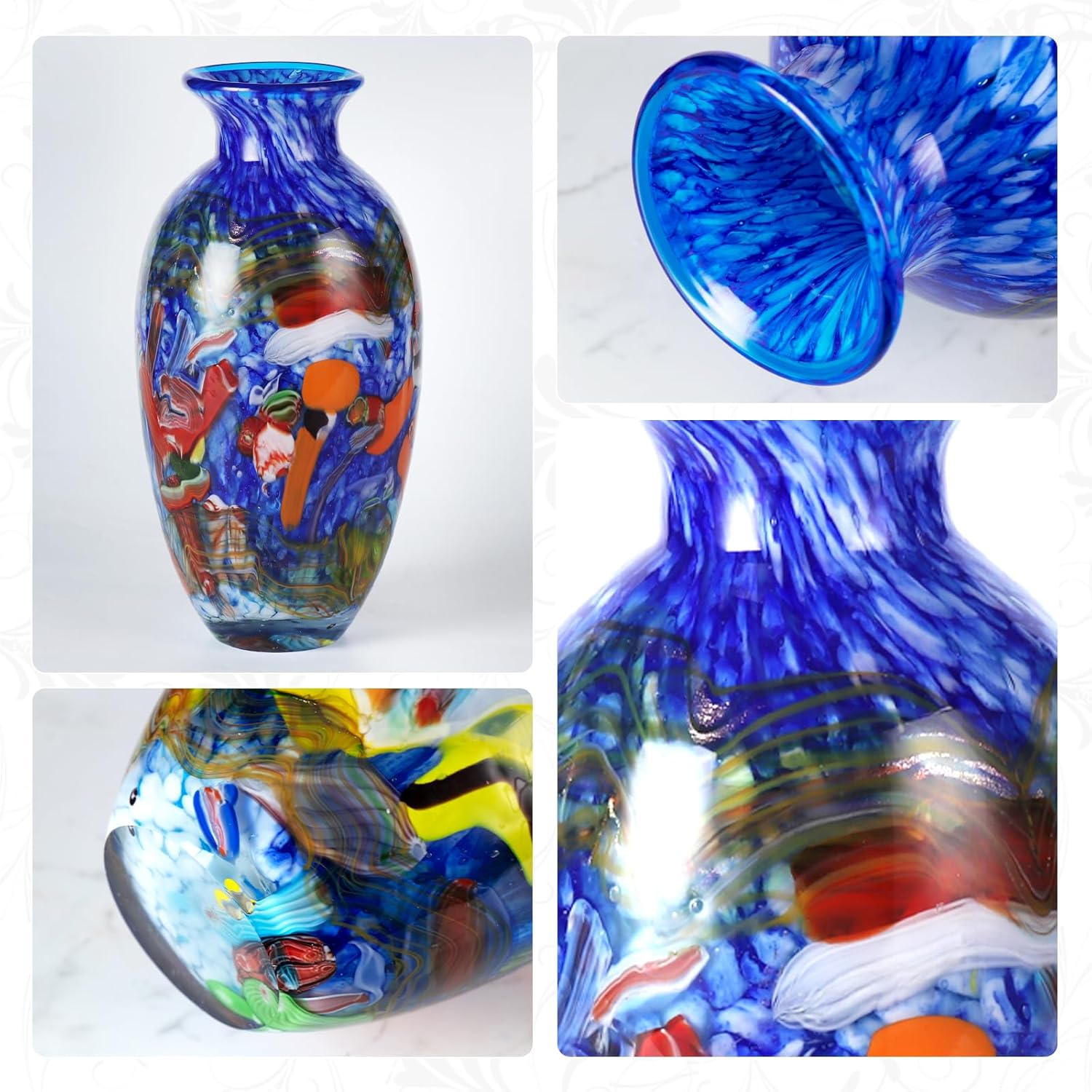 KAMMAK 8HPJG02041 glass vase detail image 3 in product description