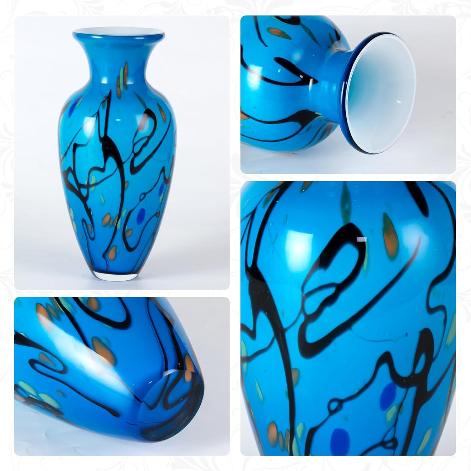 KAMMAK 8HPFH02024 glass vase detail image 3 in product description