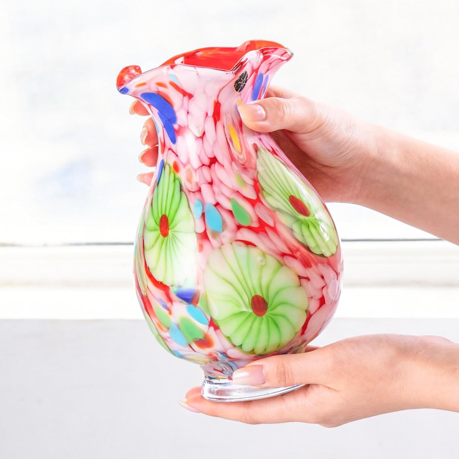 KAMMAK 8HPFH02025 glass vase detail image 1 in product description
