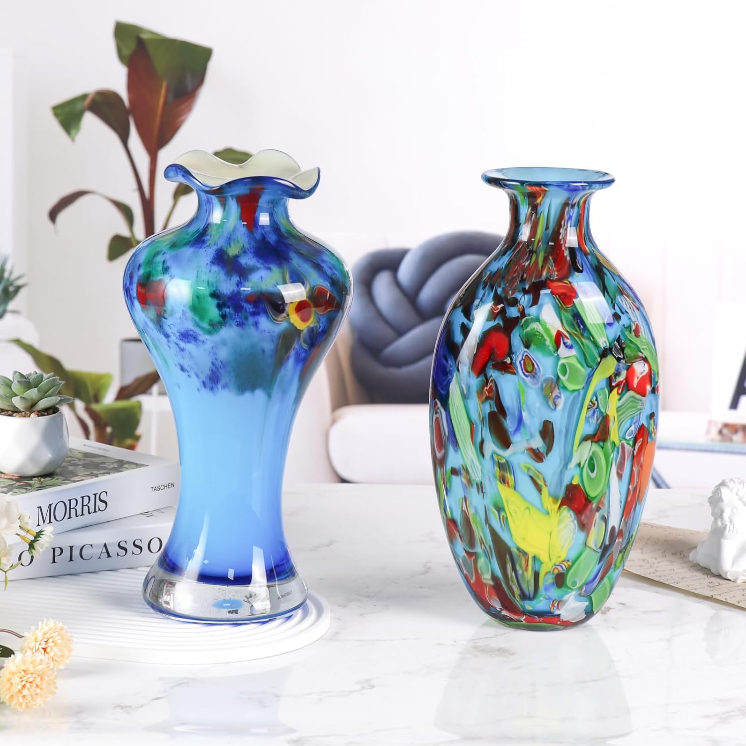 KAMMAK 8HPFH02042 glass vase detail image 2 in product description