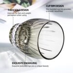 KAMMAK Crystal Whiskey Glasses, 8KPWY001