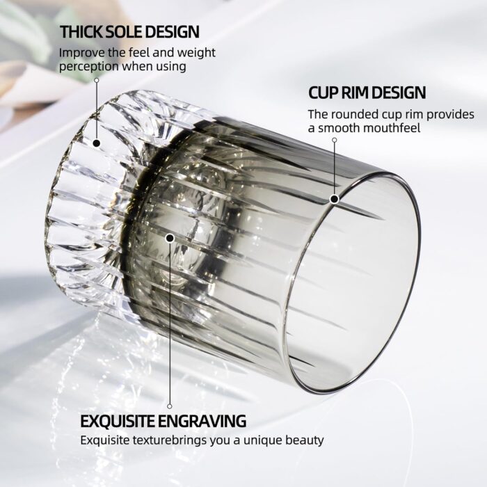 KAMMAK Crystal Whiskey Glasses, 8KPWY003