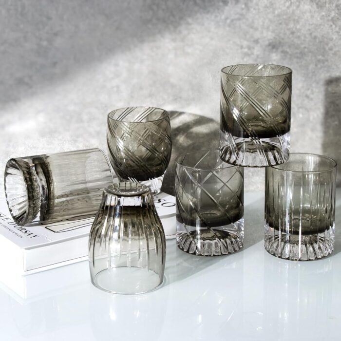 KAMMAK Crystal Whiskey Glasses, 8KPWY004