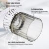 KAMMAK Crystal Whiskey Glasses, 8KPWY006 KAMMAK 8KPWY006 whiskey glasses close-up material texture detail image 4