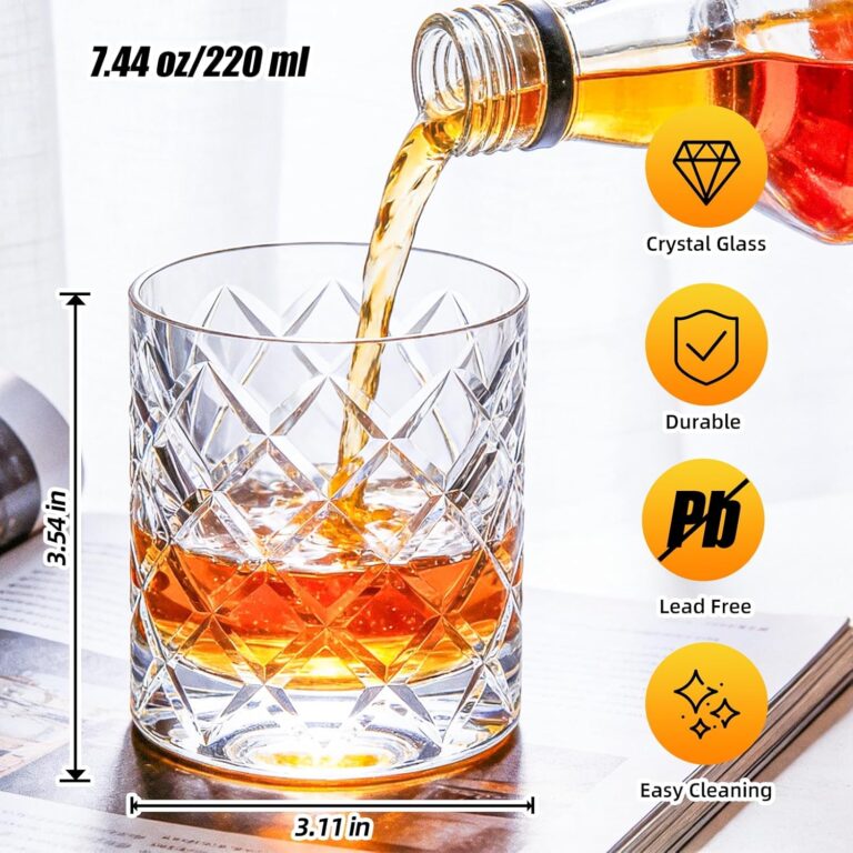 KAMMAK 7KPSP1009 whiskey glasses front view in product description