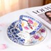KAMMAK 8KPGH011 ceramic cup and saucer styled home decor setting image 5