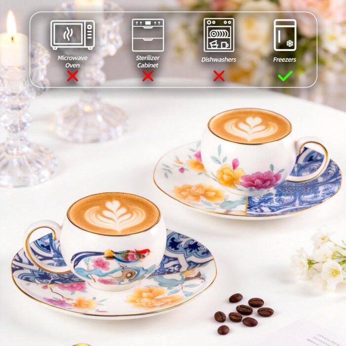 KAMMAK GH015 Cups and Saucers Set