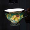 KAMMAK GH03 Cups and Saucers Set KAMMAK 8KPGHO03 ceramic cup and saucer decorative craft detail image 7