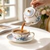 KAMMAK 8KPGH008 ceramic teapot close-up material texture detail image 4
