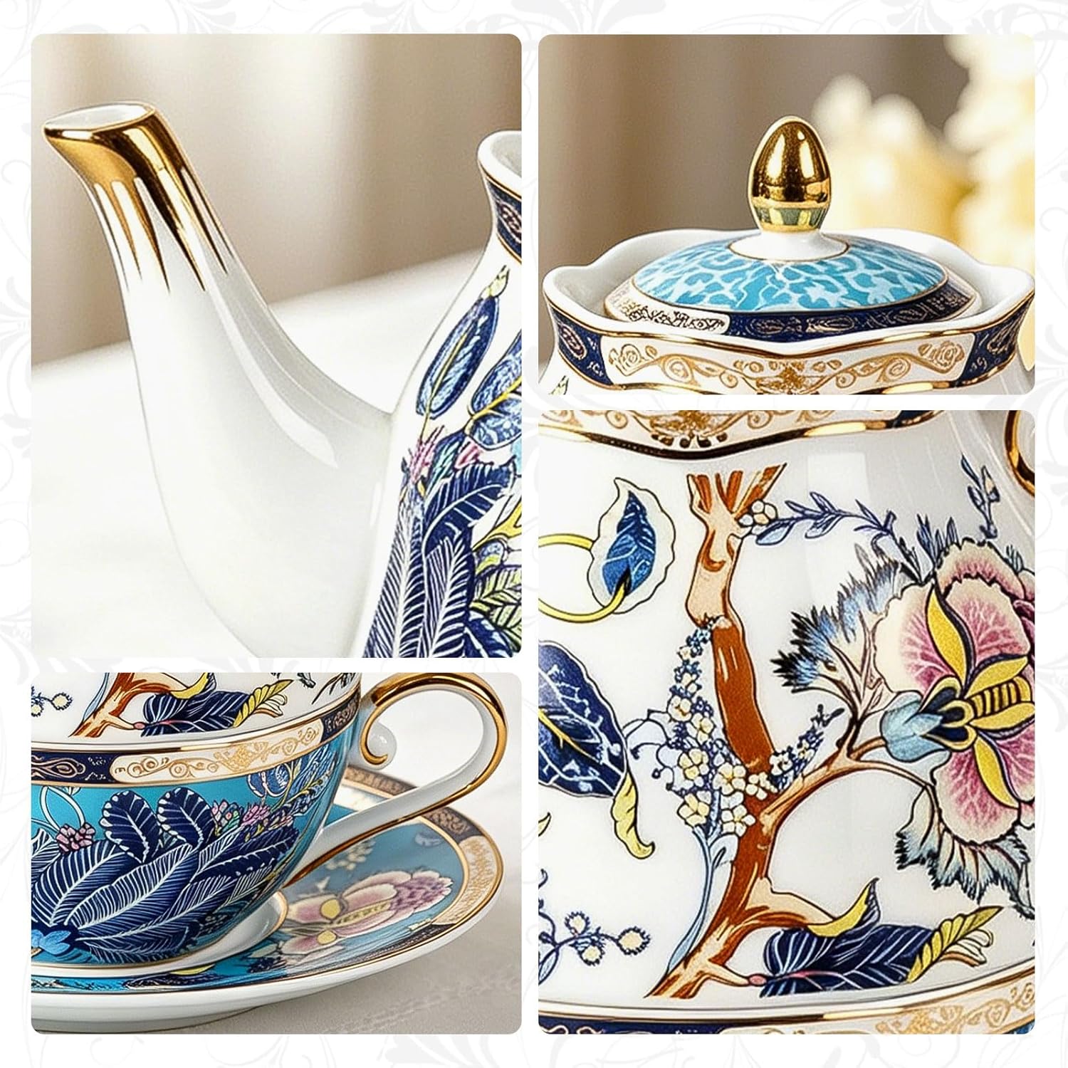 KAMMAK 8KPGH005 ceramic teapot detail image 3 in product description