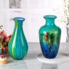 Modern Art Vase for Flower Mantle Dining Table Centerpiece, Entryway Living Room Wedding Decoration (JG2010) KAMMAK 8HPJG02010 glass vase styled on dining table image 5