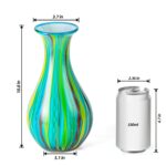 Modern Art Vase for Flower Mantle Dining Table Centerpiece, Entryway Living Room Wedding Decoration (JG2009) KAMMAK 8HPJG02009 glass vase styled on dining table image 2