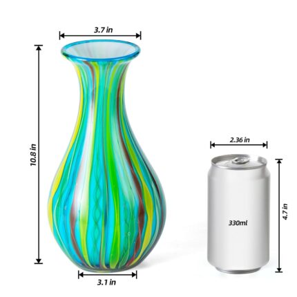 Modern Art Vase for Flower Mantle Dining Table Centerpiece, Entryway Living Room Wedding Decoration (JG2009)