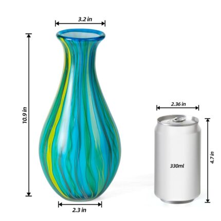 Modern Art Vase for Flower Mantle Dining Table Centerpiece, Entryway Living Room Wedding Decoration (JG2010)