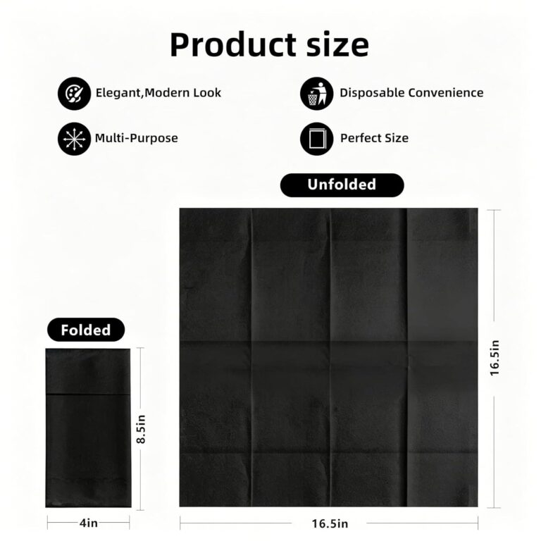 KAMMAK 7KPSP993N dinner napkins front view in product description