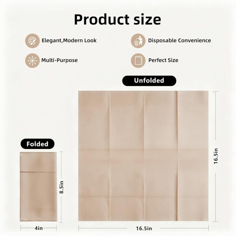 KAMMAK 7KPSP987N dinner napkins front view in product description