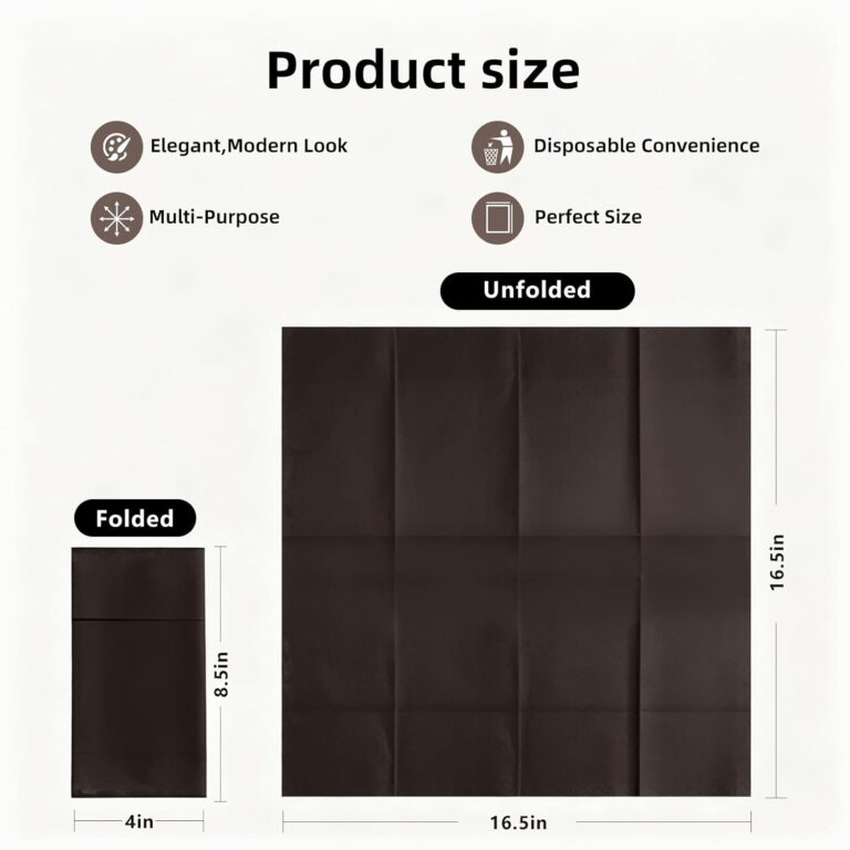 KAMMAK 7KPSP996N dinner napkins front view in product description