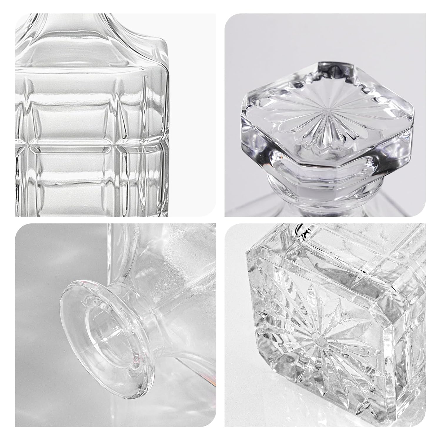 KAMMAK 8KPJB001 glass decanter detail image 2 in product description
