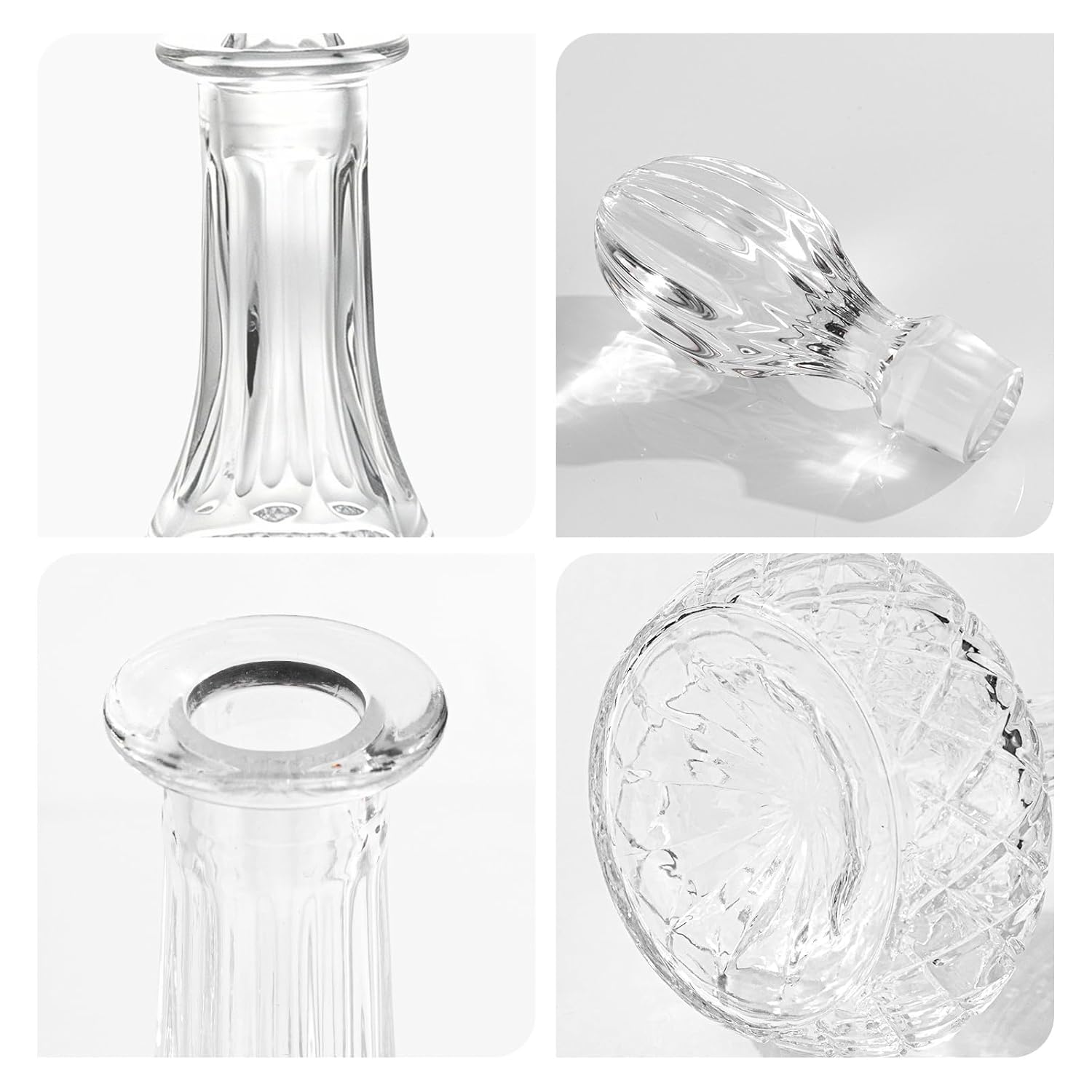 KAMMAK 8KPJB003 glass decanter detail image 3 in product description
