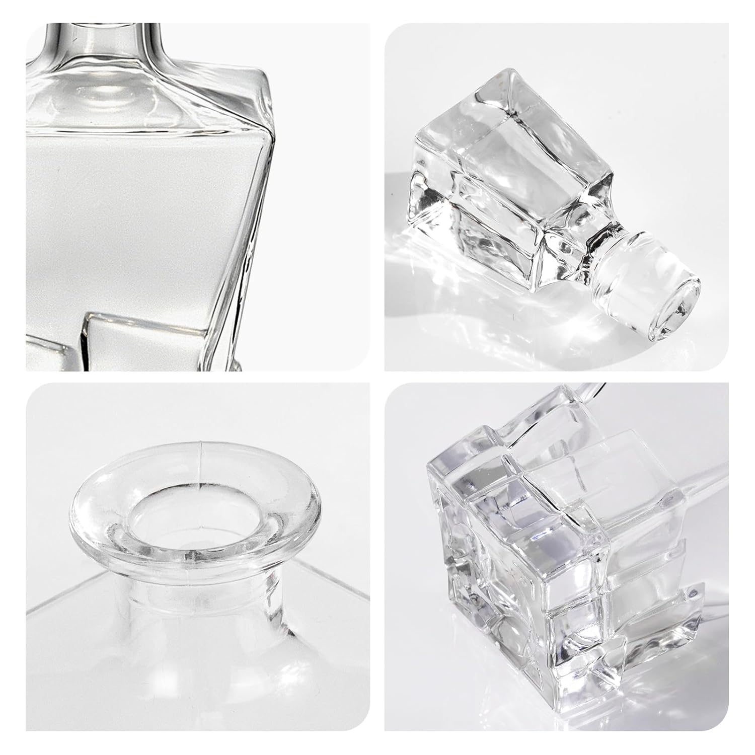 KAMMAK B0GSPT86KG glass decanter detail image 3 in product description
