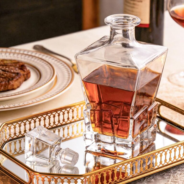 KAMMAK B0GSPT86KG glass decanter detail image 4 in product description